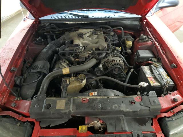 1FAFP40654F174849 - 2004 FORD MUSTANG RED photo 11