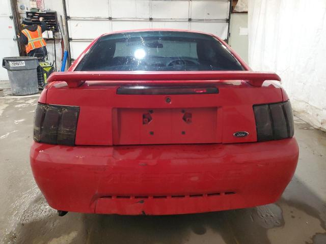 1FAFP40654F174849 - 2004 FORD MUSTANG RED photo 6