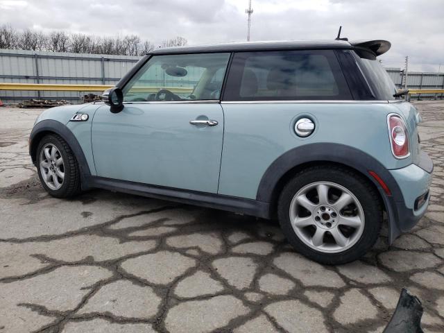 WMWSV3C56BTY23890 - 2011 MINI COOPER S BLUE photo 2