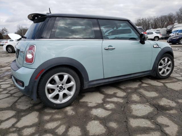 WMWSV3C56BTY23890 - 2011 MINI COOPER S BLUE photo 3