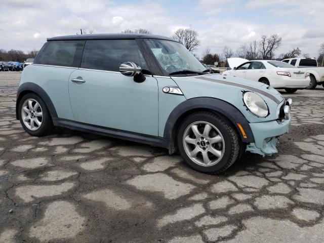 WMWSV3C56BTY23890 - 2011 MINI COOPER S BLUE photo 4