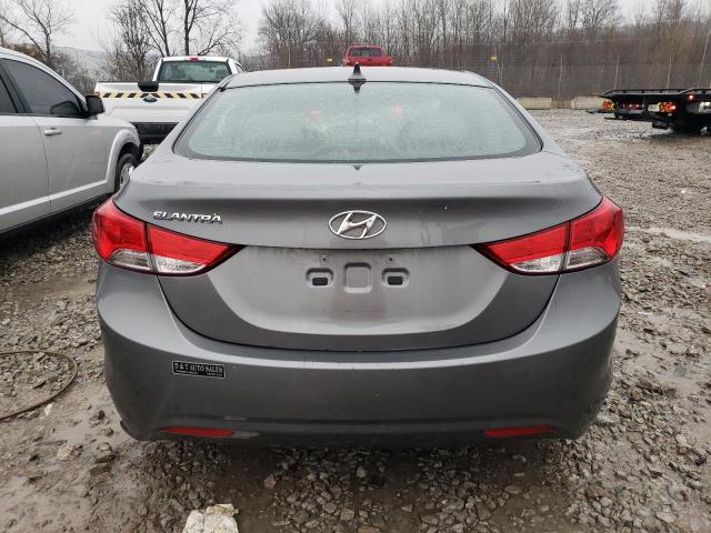 5NPDH4AE4DH160791 - 2013 HYUNDAI ELANTRA GLS GRAY photo 6