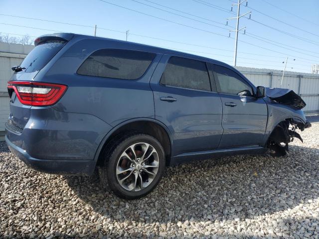 1C4RDJDG2KC777404 - 2019 DODGE DURANGO GT BLUE photo 3