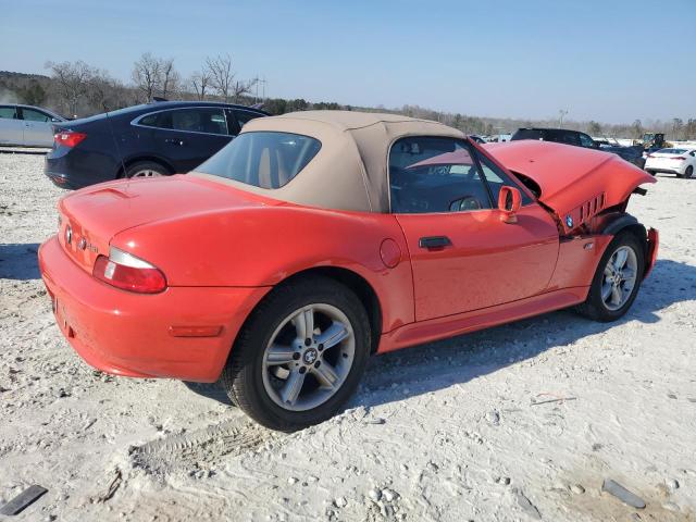 4USCN33462LM06679 - 2002 BMW Z3 2.5 RED photo 3