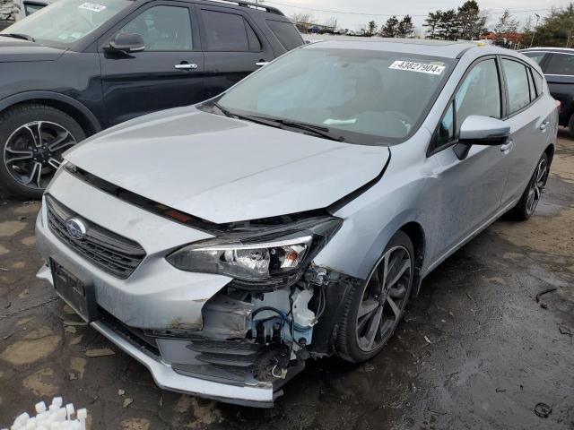 4S3GTAM65L3732864 - 2020 SUBARU IMPREZA SPORT SILVER photo 1