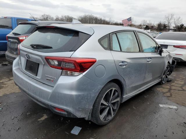 4S3GTAM65L3732864 - 2020 SUBARU IMPREZA SPORT SILVER photo 3