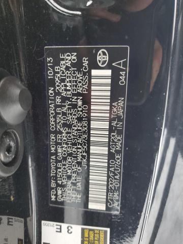 JTKJF5C73E3081910 - 2014 TOYOTA SCION TC შავი ფოტო 12