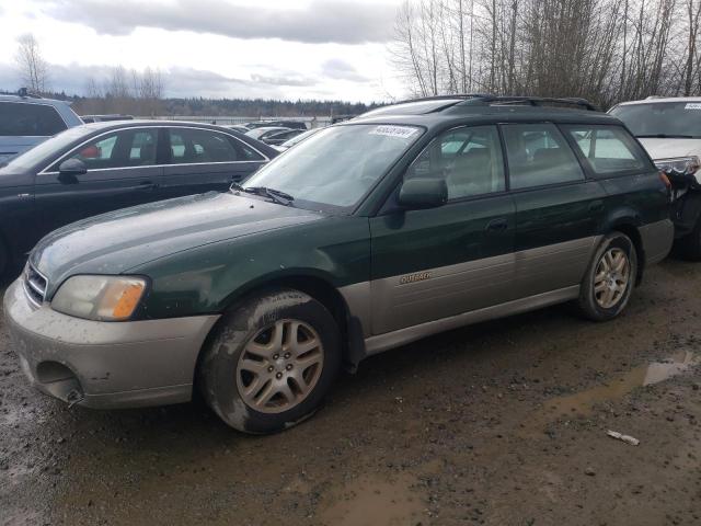 4S3BH686017602953 - 2001 SUBARU LEGACY OUTBACK LIMITED GREEN photo 1