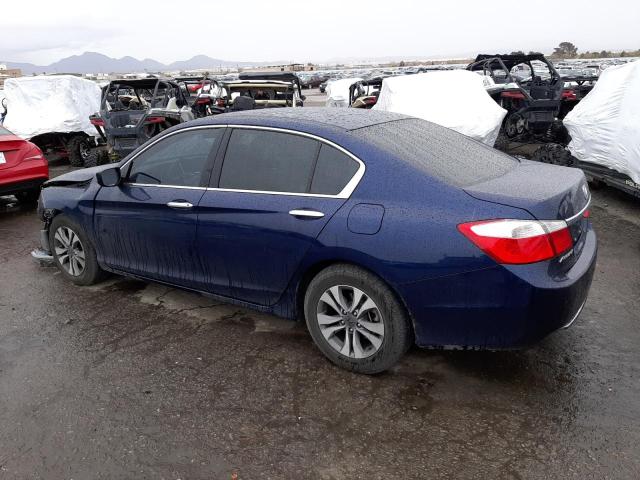 1HGCR2F30FA075804 - 2015 HONDA ACCORD LX BLUE photo 2