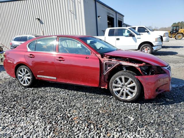 JTHBS1BL3D5003028 - 2013 LEXUS GS 450H RED photo 4