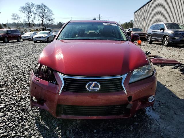 JTHBS1BL3D5003028 - 2013 LEXUS GS 450H RED photo 5