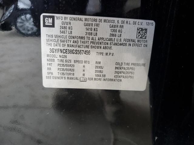 3GYFNCE38GS567456 - 2016 CADILLAC SRX PERFORMANCE COLLECTION Қара фото 13