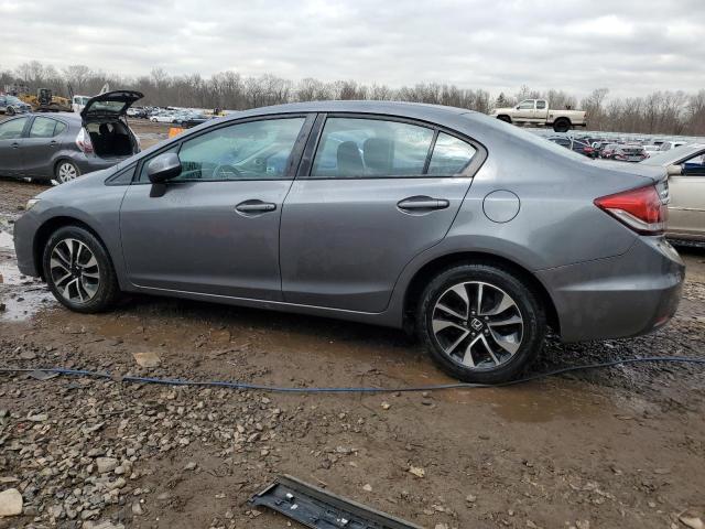 19XFB2F83DE285528 - 2013 HONDA CIVIC EX GRAY photo 2