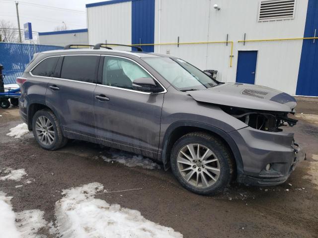 5TDJKRFH8GS275249 - 2016 TOYOTA HIGHLANDER XLE GRAY photo 4