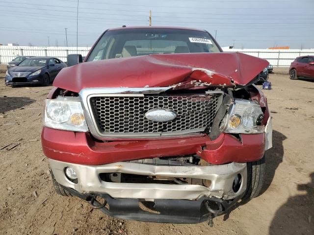 1FTPX14V27NA23508 - 2007 FORD F150 RED photo 5