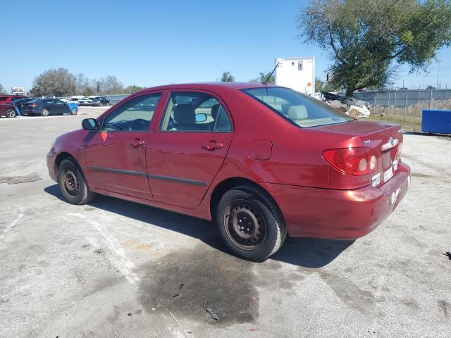 JTDBR32E370108308 - 2007 TOYOTA COROLLA CE RED photo 2