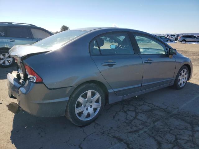 19XFA1F51BE048892 - 2011 HONDA CIVIC LX GRAY photo 3