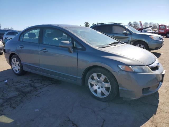 19XFA1F51BE048892 - 2011 HONDA CIVIC LX GRAY photo 4