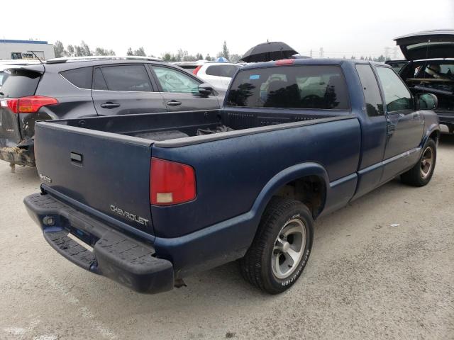 1GCCS19W728219286 - 2002 CHEVROLET S TRUCK S10 BLUE photo 3