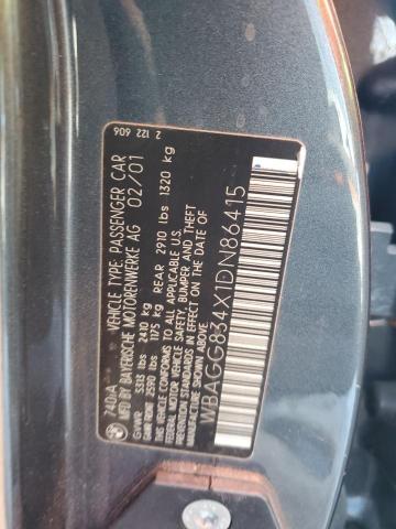 WBAGG834X1DN86415 - 2001 BMW 740 I AUTOMATIC Grau Foto 12