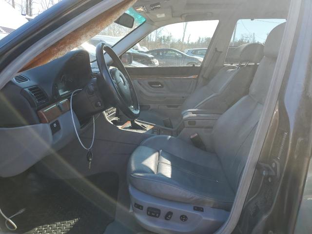 WBAGG834X1DN86415 - 2001 BMW 740 I AUTOMATIC GRAY photo 7