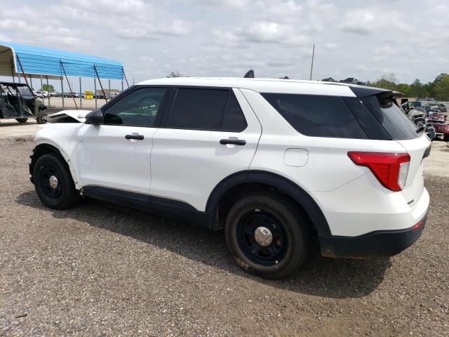 1FM5K8AB2MGA86807 - 2021 FORD EXPLORER POLICE INTERCEPTOR WHITE photo 2