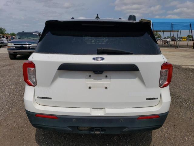 1FM5K8AB2MGA86807 - 2021 FORD EXPLORER POLICE INTERCEPTOR WHITE photo 6