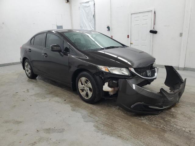 2HGFB2F59DH590785 - 2013 HONDA CIVIC LX BLACK photo 4