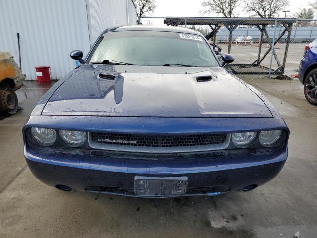 2C3CDYAGXEH204002 - 2014 DODGE CHALLENGER SXT BLUE photo 5