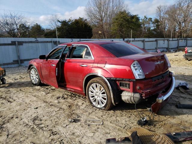 2C3CCAKG5EH181432 - 2014 CHRYSLER 300C RED photo 2