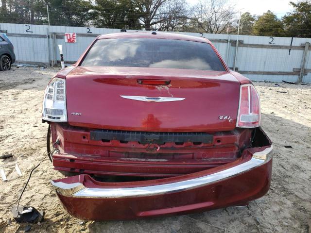 2C3CCAKG5EH181432 - 2014 CHRYSLER 300C RED photo 6