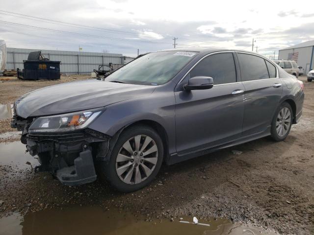 1HGCR3F86DA003780 - 2013 HONDA ACCORD EXL GRAY photo 1