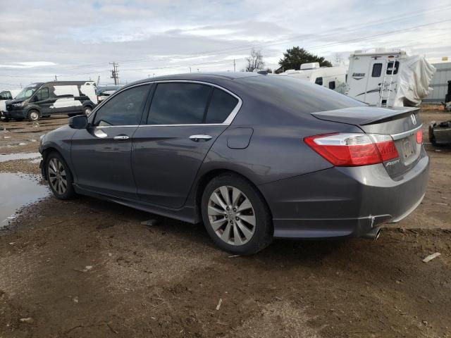 1HGCR3F86DA003780 - 2013 HONDA ACCORD EXL GRAY photo 2