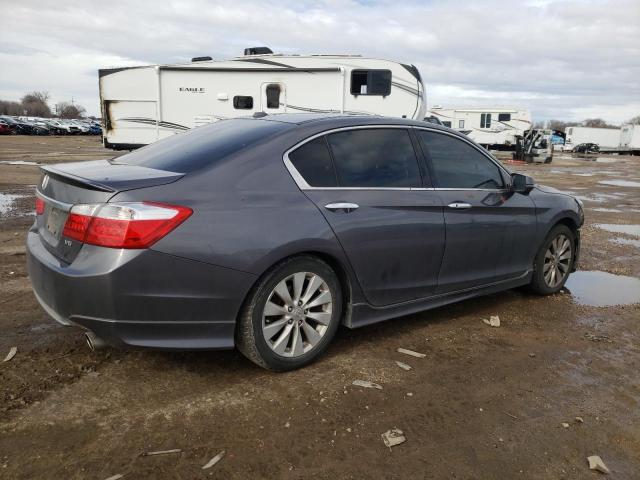 1HGCR3F86DA003780 - 2013 HONDA ACCORD EXL GRAY photo 3