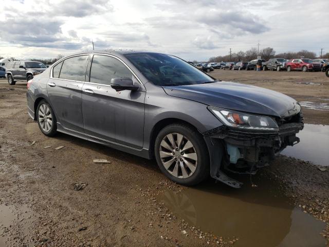 1HGCR3F86DA003780 - 2013 HONDA ACCORD EXL GRAY photo 4