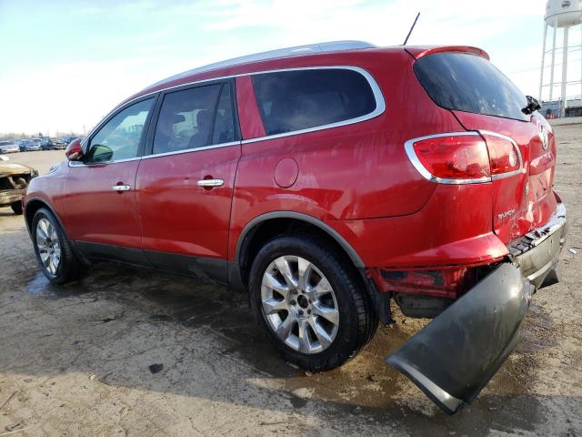 5GAKVDED6CJ205352 - 2012 BUICK ENCLAVE RED photo 2