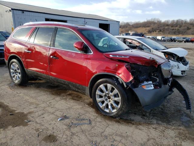 5GAKVDED6CJ205352 - 2012 BUICK ENCLAVE RED photo 4