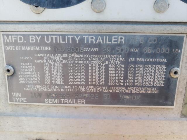 1UYVS25359P652231 - 2009 UTILITY TRAILER WHITE photo 10