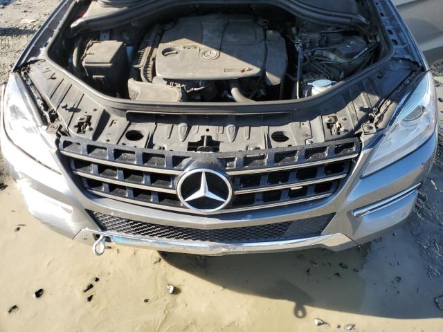 4JGDA5HB2DA229289 - 2013 MERCEDES-BENZ ML 350 4MATIC GRAY photo 12