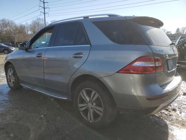 4JGDA5HB2DA229289 - 2013 MERCEDES-BENZ ML 350 4MATIC GRAY photo 2