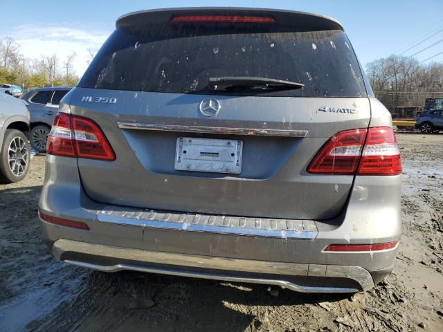 4JGDA5HB2DA229289 - 2013 MERCEDES-BENZ ML 350 4MATIC GRAY photo 6