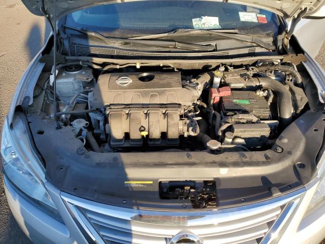 3N1AB7AP5FY234607 - 2015 NISSAN SENTRA S SILVER photo 11