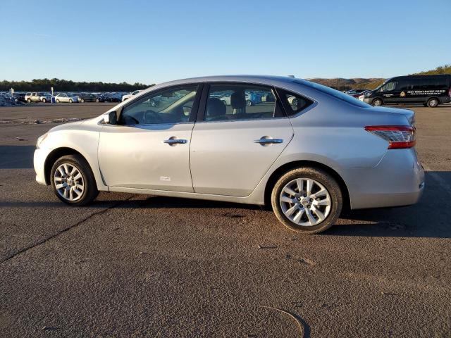 3N1AB7AP5FY234607 - 2015 NISSAN SENTRA S SILVER photo 2