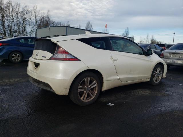 JHMZF1D64CS000052 - 2012 HONDA CR-Z EX WHITE photo 3