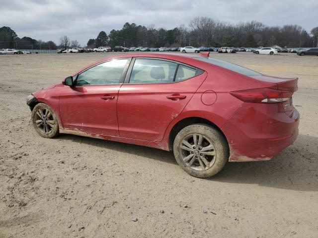 5NPD84LF8JH294706 - 2018 HYUNDAI ELANTRA SEL RED photo 2