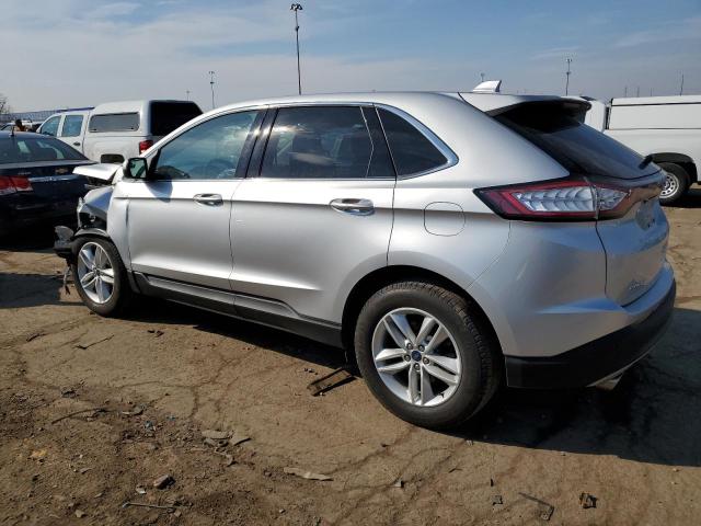 2FMPK3J94JBB28423 - 2018 FORD EDGE SEL SILVER photo 2