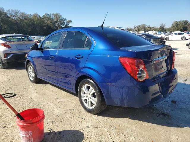 1G1JC5SH2E4192963 - 2014 CHEVROLET SONIC LT BLUE photo 2