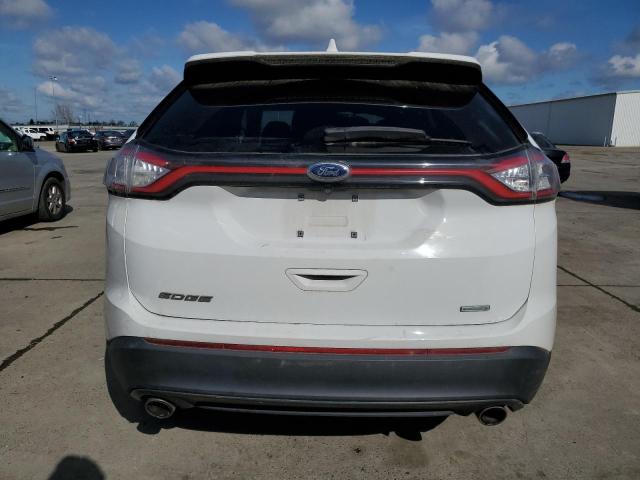 2FMPK3G95HBB80029 - 2017 FORD EDGE SE WHITE photo 6