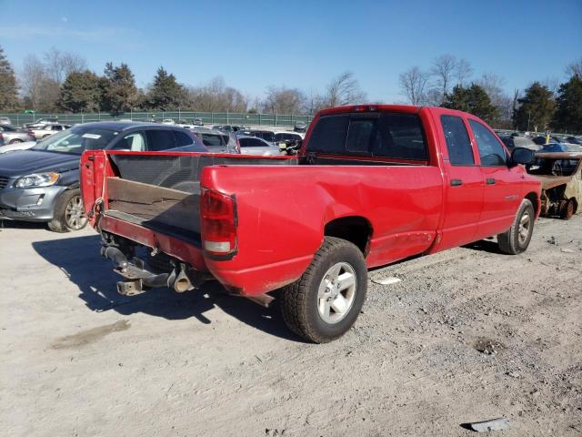 1B7HA18N22J106842 - 2002 DODGE RAM 1500 RED photo 3