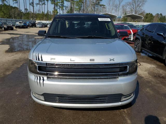 2FMGK5C89EBD03075 - 2014 FORD FLEX SEL SILVER photo 5